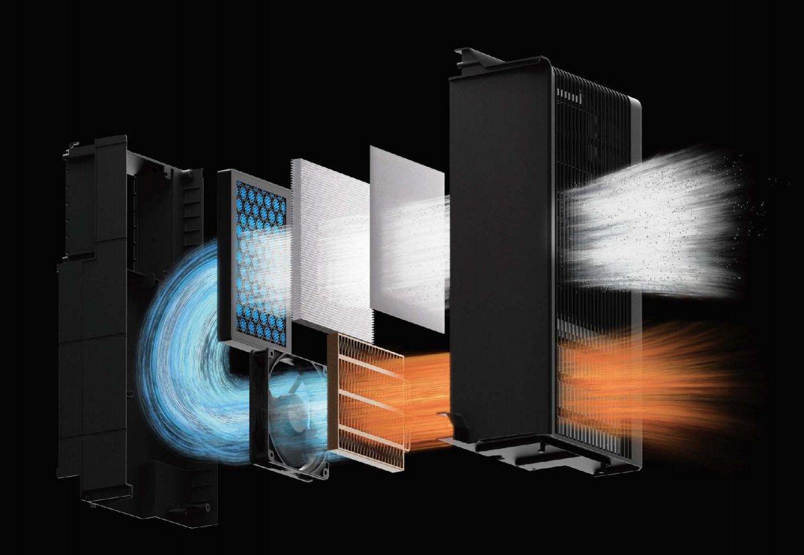 H2D Pro's filtration system integrates a G3 pre-filter, H12 HEPA filter and premium coconut-shell activated carbon filter to minimize odor and particulates