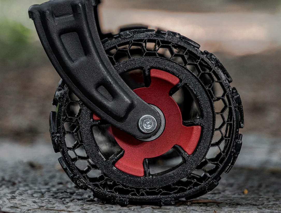 Combine flexible and rigid filaments in a single print for interlocking structures, using high-performance material only when needed to cut cost