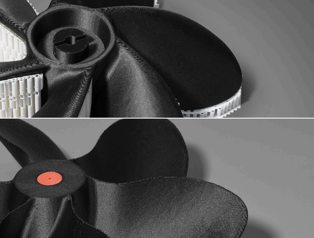 Support printing is no longer a challenge: H2D Pro's dual nozzles let one nozzle print support material for better stability and surface quality
