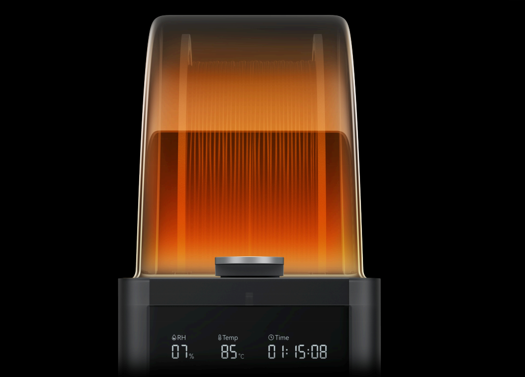AMS HT's 85°C drying temperature is optimized for high-temperature materials